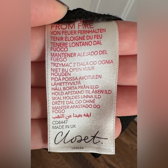 ASOS Closet London gathered tulip mini dress in black plus size 24 - Picture 6 of 8